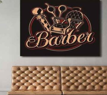 تابلو آرایشگاه مردانه