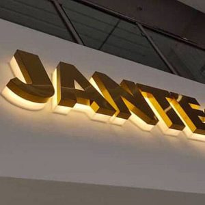 حروف استیل نور اندریک