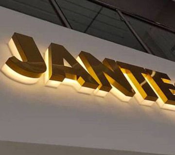 حروف استیل نور اندریک