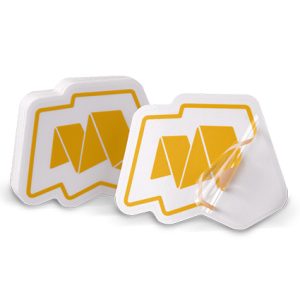 برش استیکر چاپ شده