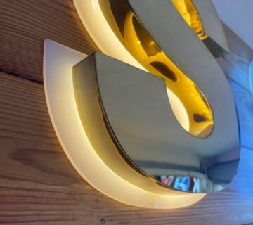 حروف استیل دوغی